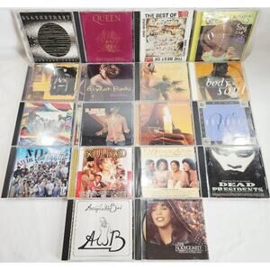 CD Lot Of 18 R&B, Soul, Hip Hop & Movie Soundtracks